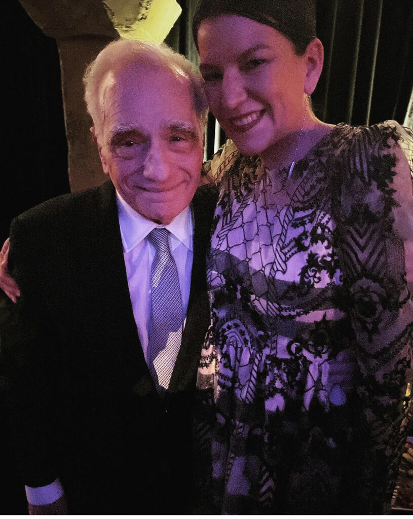 "Marty is a genuine person" Osage Ambassador Addie Roanhorse takes time to honor the work of drector Martin Scorsese.(Courtesy Addie Roanhorse)