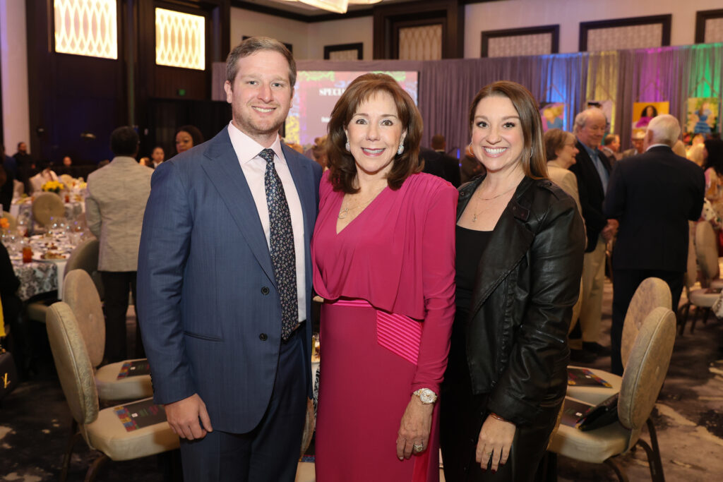 Jacob Stein, honoree Elizabeth Stein, Laura Stein at the Women of Substance luncheon.  (Photo by Priscilla Dickson)