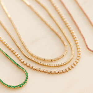 Jewels 2023 – JAG has a full range of tennis necklaces in store this season. (Photo by Jason Kindig)