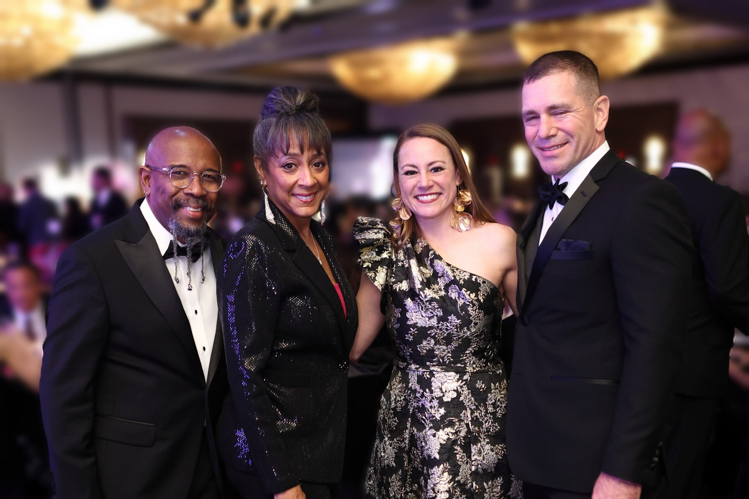 Juanita and Rudy Rasmus with Christina and Stacy Jones (Photo by Quy Tran)