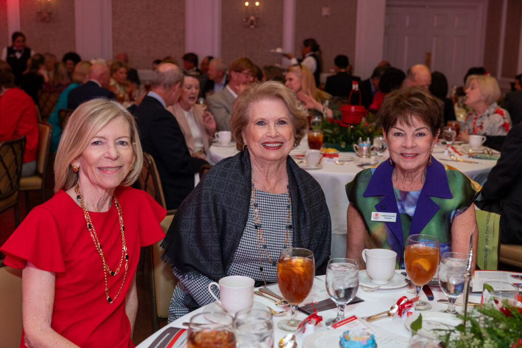 Kristy Liedtke, Ginger Blanton, Debby Leighton at the Salvation Army of Greater Houston Annual Luncheon