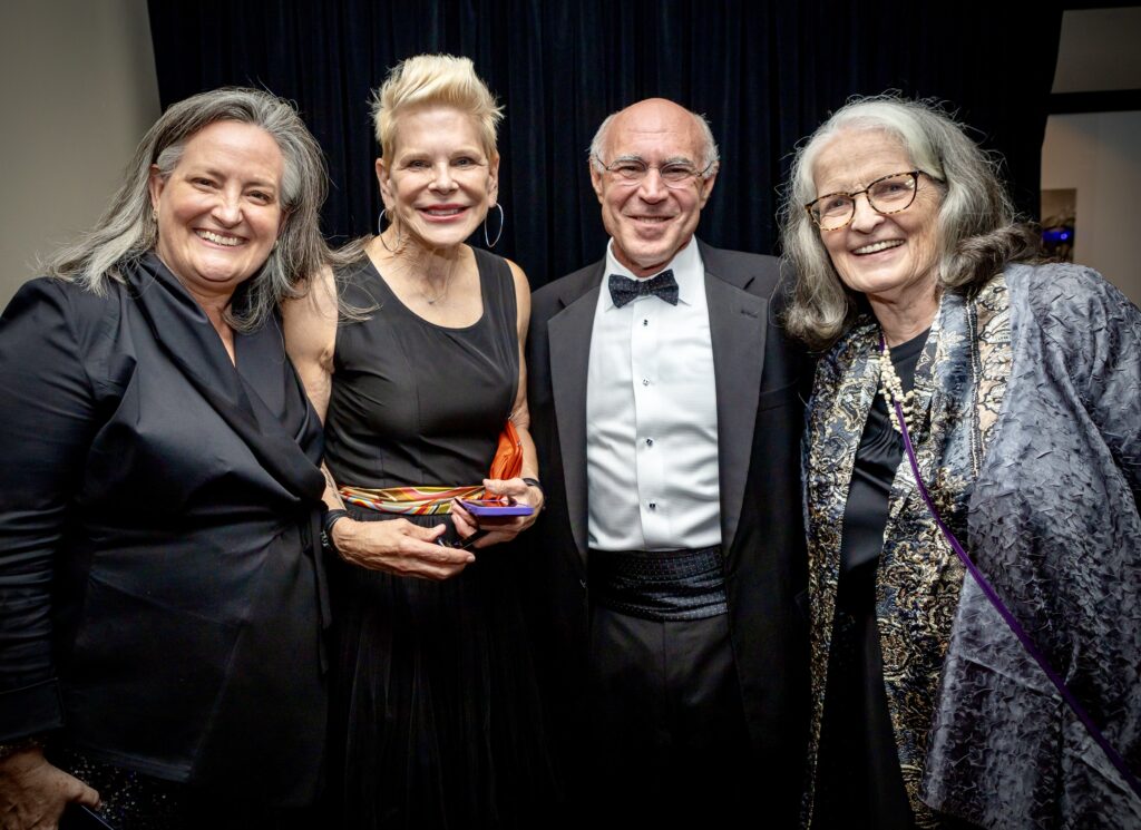 Bryn Larsen, Kath Blanco, Geoffrey Koslov, Anne Wilkes Tucker at Art League Houston’s 75th Anniversary Gala (Photo by Alex Barber and Laura Burlton)