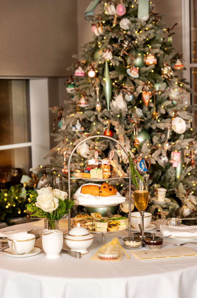 Toast to the holidays with Afternoon Tea (and champagne) at The Lancaster Hotel. (Photo by Teresa Rafidi)