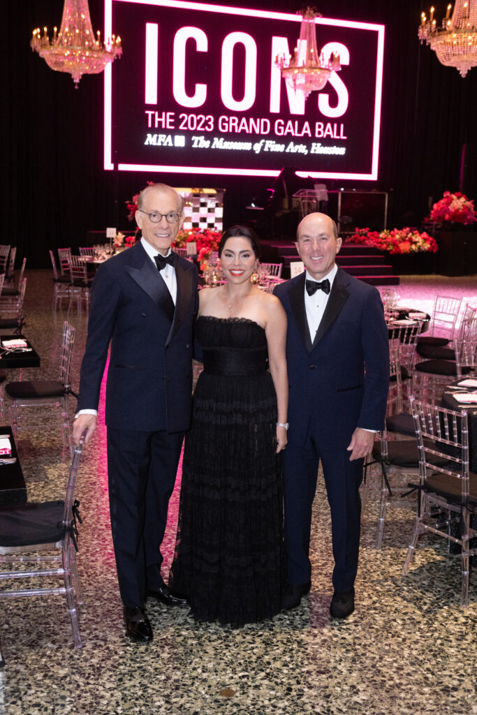MFAH Director Gary Tinterow, Grand Gala Ball chairs Nicole and Evan Katz (Photo by Wilson Parish)