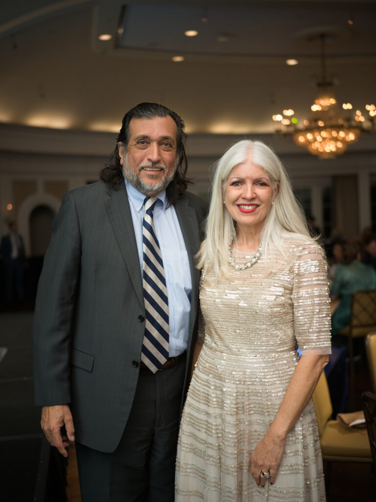 Tim Cisneros & City Councilwoman Karla Cisneros  at the 100th anniversary celebration of Miller Outdoor Theatre. (Photo by Daniel Ortiz)