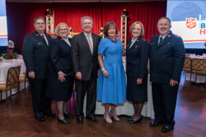 Major Rob and Carolynn Webb, Joe and Cathy Cleary, Lt. Colonel Art & Ann Penhale