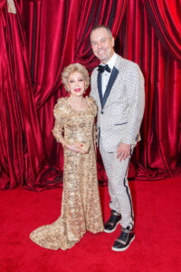 Margaret Alkek Williams and Dan Knechtges, Artistic Director of TUTS – Photog – David Power (Photo by Photo by David Power)