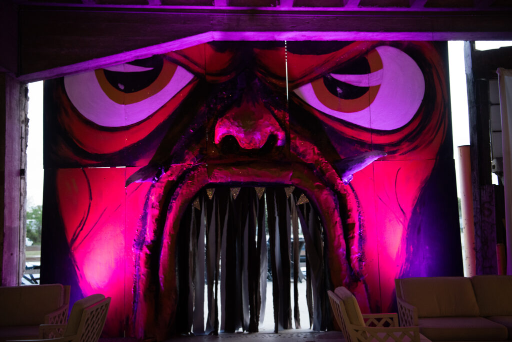 Rebecca Bass' Monster Mouth at Where the Wild Things ART(Photo by Emily Jaschke and David DeHoyos)