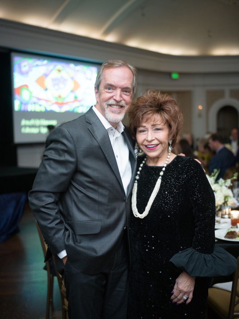 Philip Royalty & Trini Mendenhall at the Miller Outdoor Theatre 100th anniversary. (Photo by Daniel Ortiz)