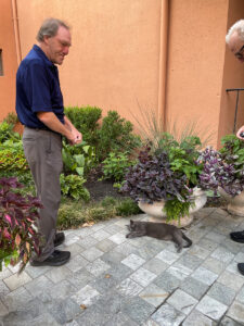 The Mansion valet team and Duncan, sleeping on the job. (photo courtesy) (Photo by Madi Hurley)