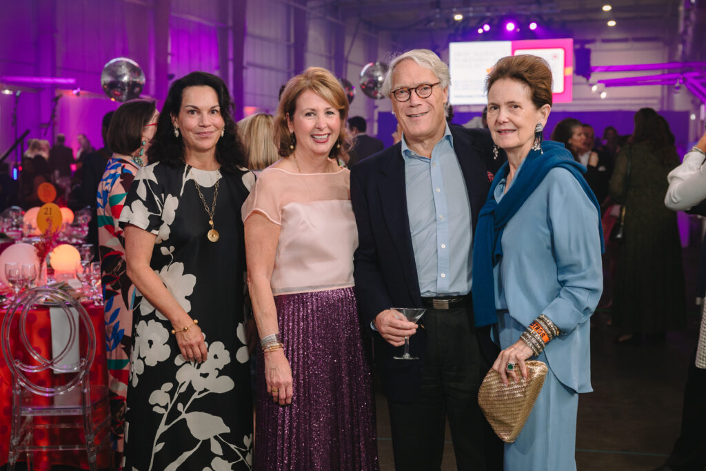 Poppi Massey, Iliana Treviño, Steve & Betty Newton at Houston Arts Alliance's Add On Art Gala (Photo by Johnny Than)