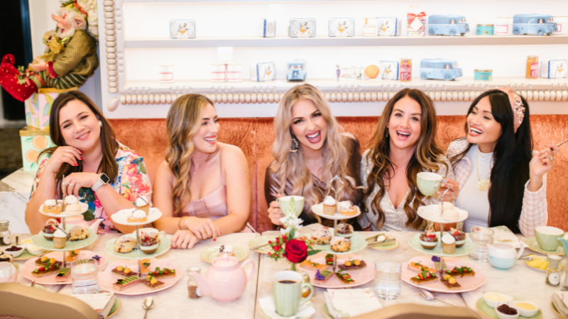 Gather your girlfriends for an elegant holiday tea.