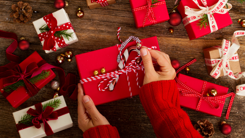 Shop gifts for everyone on your list at the holiday chalet.