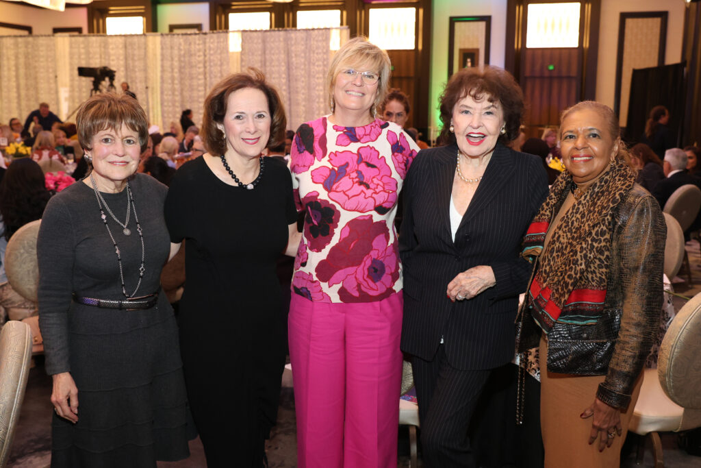 Regina Rogers, Franelle Rogers, reVision COO Reverend Carrie Leader, Warner Roberts and former Woman of Substance, Dr. Yvonne Cormier at the Women of Substance luncheon. (Photo by Priscilla Dickson)