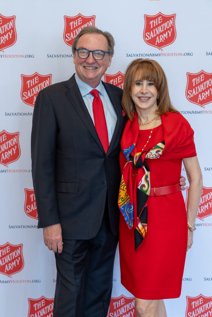 Ralph Burch & Vicki West at the Salvation Army of Greater Houston Annual Luncheon