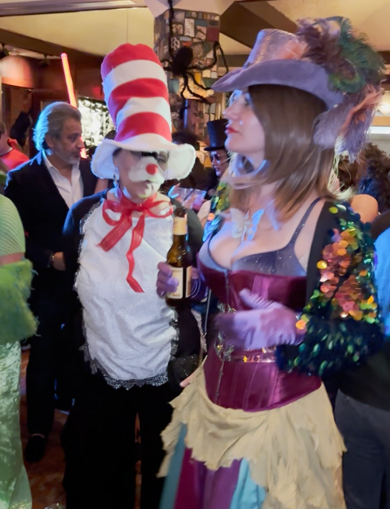 Costumed revelers at the La Griglia Halloween bash. (Photo by Shelby Hodge)