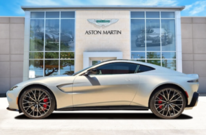 2023 Aston Marton vantage coupe ($189,686), available at Aston Martin Dallas