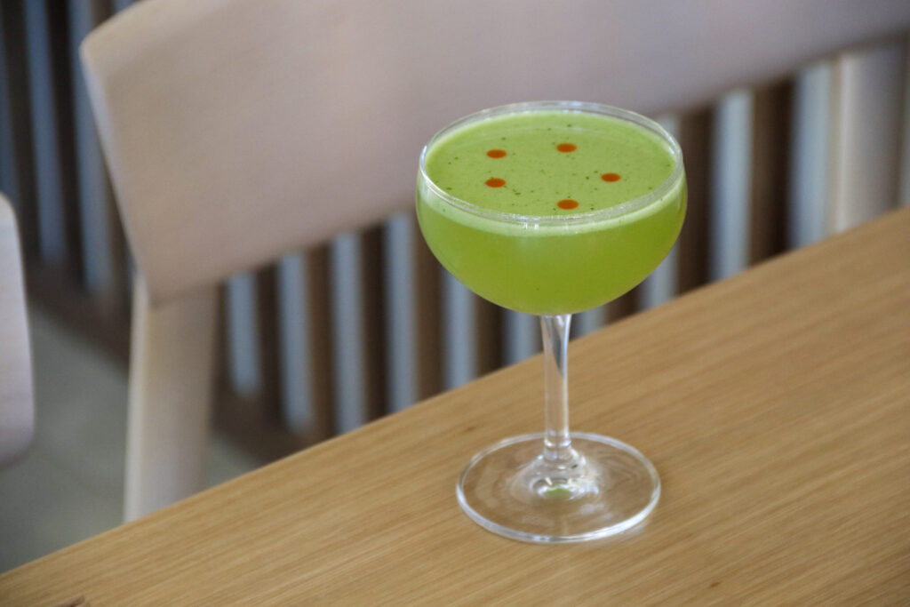 The cocktails at Katami certainly make a colorful impression. (Photo by Casey Giltner)