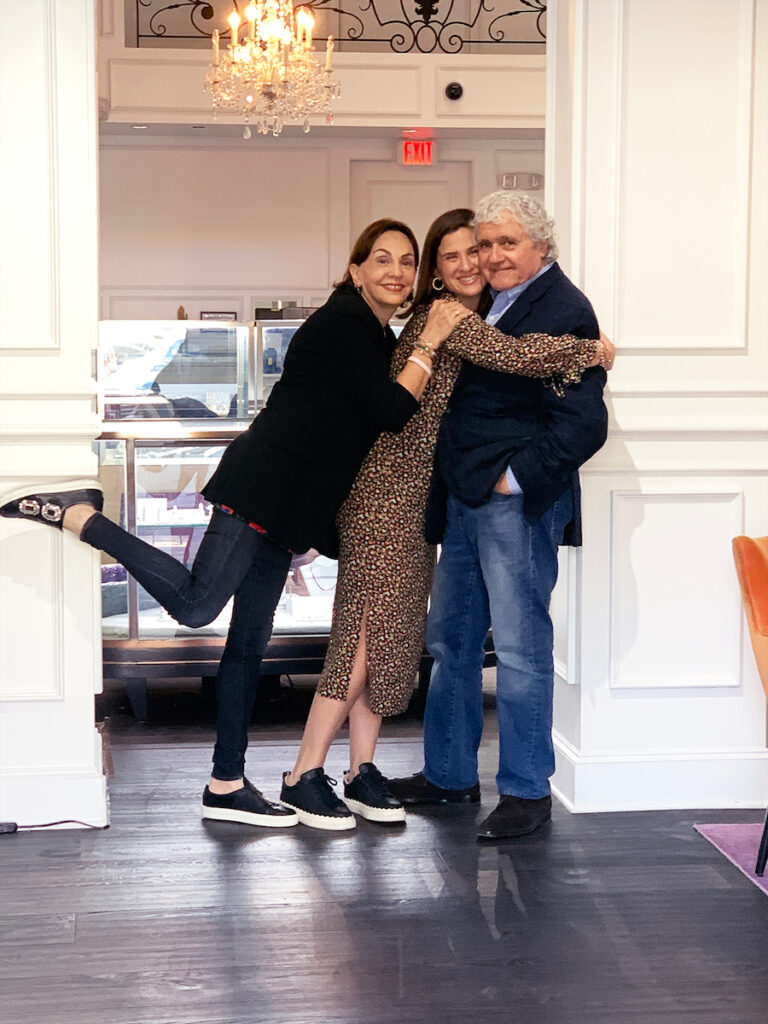 Joanne, Alysa, and Charles Teichman in 2019.