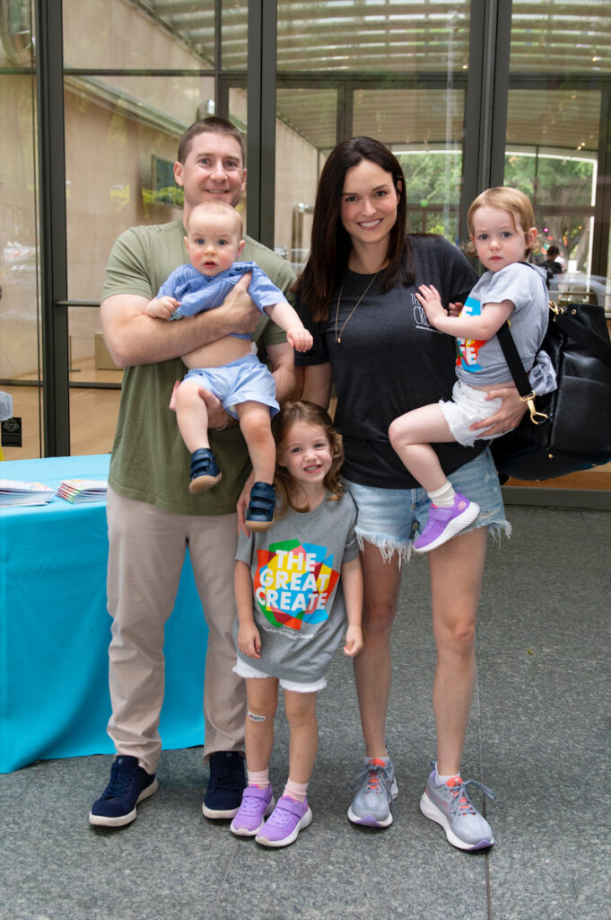 Tori and Ross Mulford with their family. (Photo by Tamytha Cameron)
