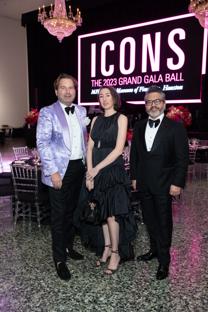 Van Cleef & Arpel's Alan May, Julie Crampe, Bernie Cantu at the Museum of Fine Arts, Houston Grand Gala Ball (Photo by Jenny Antill)