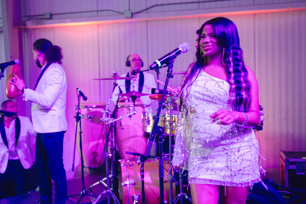 Orquesta Son d’Aché performed bumping live music at Houston Arts Alliance's Add On Art Gala. (Photo by Johnny Than)
