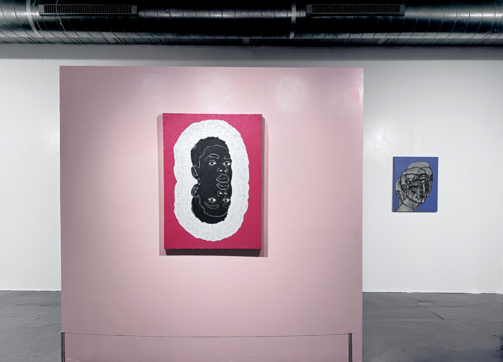 An installation view of artist Johnny Floyd's "GODBODY" exhibit, which remains on view through Saturday, November 18 at the Houston Museum of African American Culture. (Courtesy Christopher Blay and the Houston Museum of African American Culture)