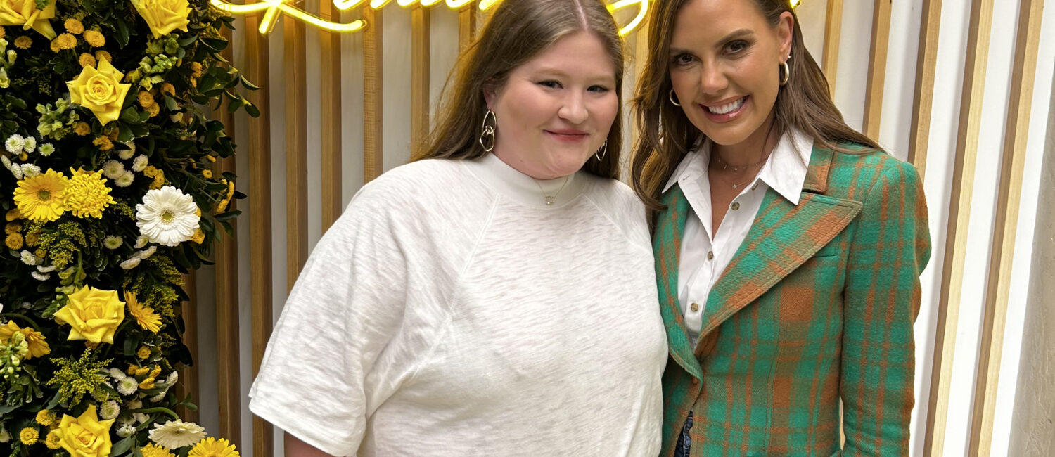 The meet and greet had Woodlands resident Luci Voloto thrilled to meet Kendra Scott herself. (Courtesy of Luci Voloto)