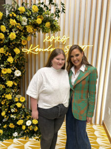 The meet and greet had Woodlands resident Luci Voloto thrilled to meet Kendra Scott herself. (Courtesy of Luci Voloto)