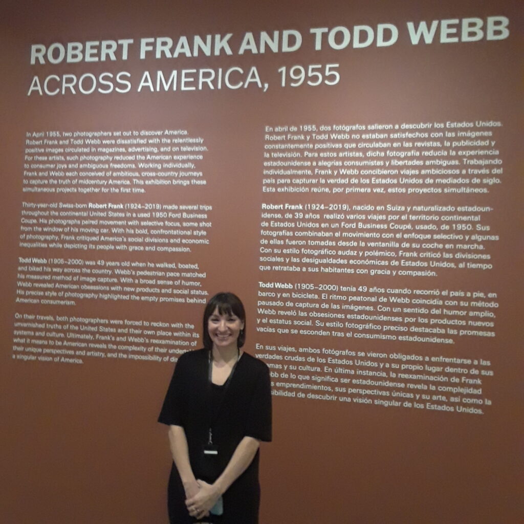 Lisa Volpe, curator of photography for the Museum of Fine Arts, Houston, organized "Robert Frank and Todd Webb: Across America, 1955." The exhibit runs through Sunday, January 7 at MFAH. (Photo by Ericka Schiche)