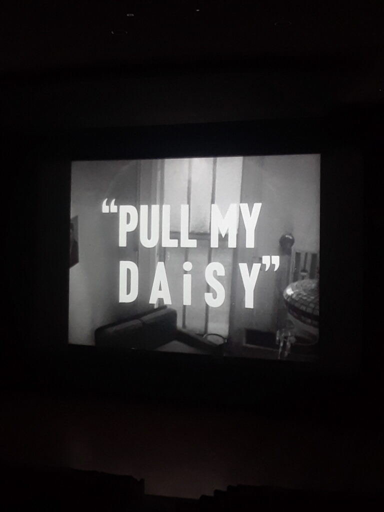Robert Frank's 1959 Beat Generation film "Pull My Daisy" was screened at the Museum of Fine Arts, Houston as part of the "Robert Frank and Todd Webb: Across America, 1955" exhibit. Curated by MFAH curator of photography Lisa Volpe, the exhibit runs through Sunday, January 7, 2024. (Photo by Ericka Schiche)