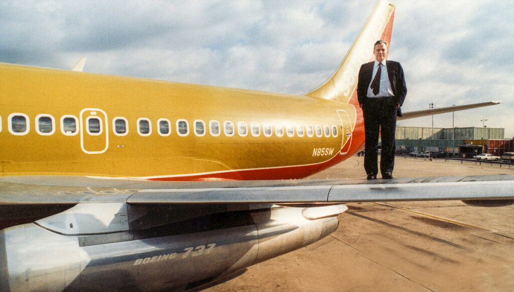 440 PORTRAITSOUTHWESTHERBWING, co-founder and CEO of Southwest Airlines Herb Kelleher, 1991