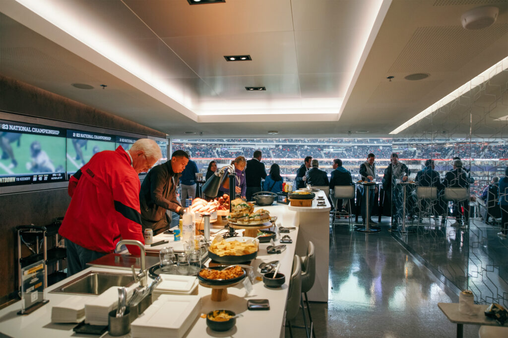 REVELxp knows that great food is part of an elevated game day experience.