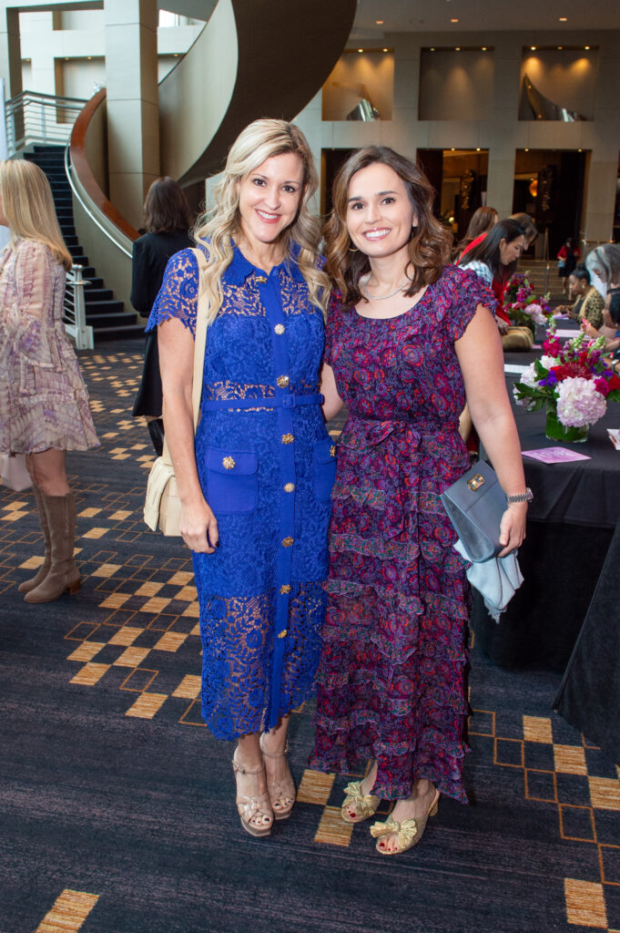 Courtney Haas, Virginia Alagugurusamy at the Child Advocates Angels of Hope Luncheon (Photo by Jacob Power)