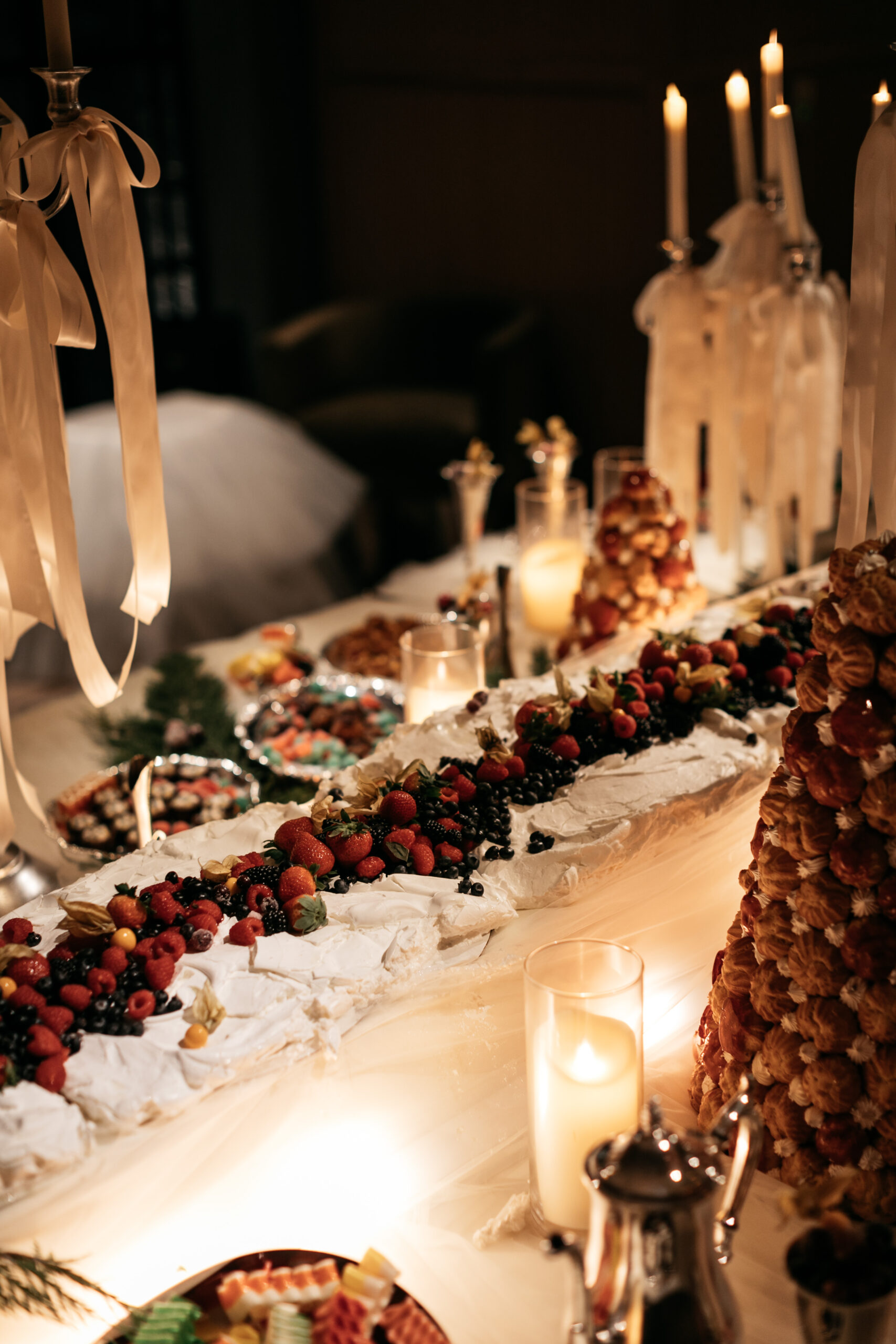 9-foot-long Pavlova across Dessert Table, Photo Credit: Rebecca Patton (4) (Photo by Rebecca Patton, BECKLEY)