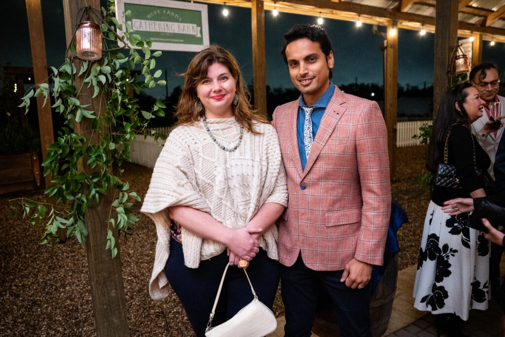 Erin and Aashish Parekh at the Delicious Alchemy dinner benefiting Recipe for Success (Photo by Michelle Watson)