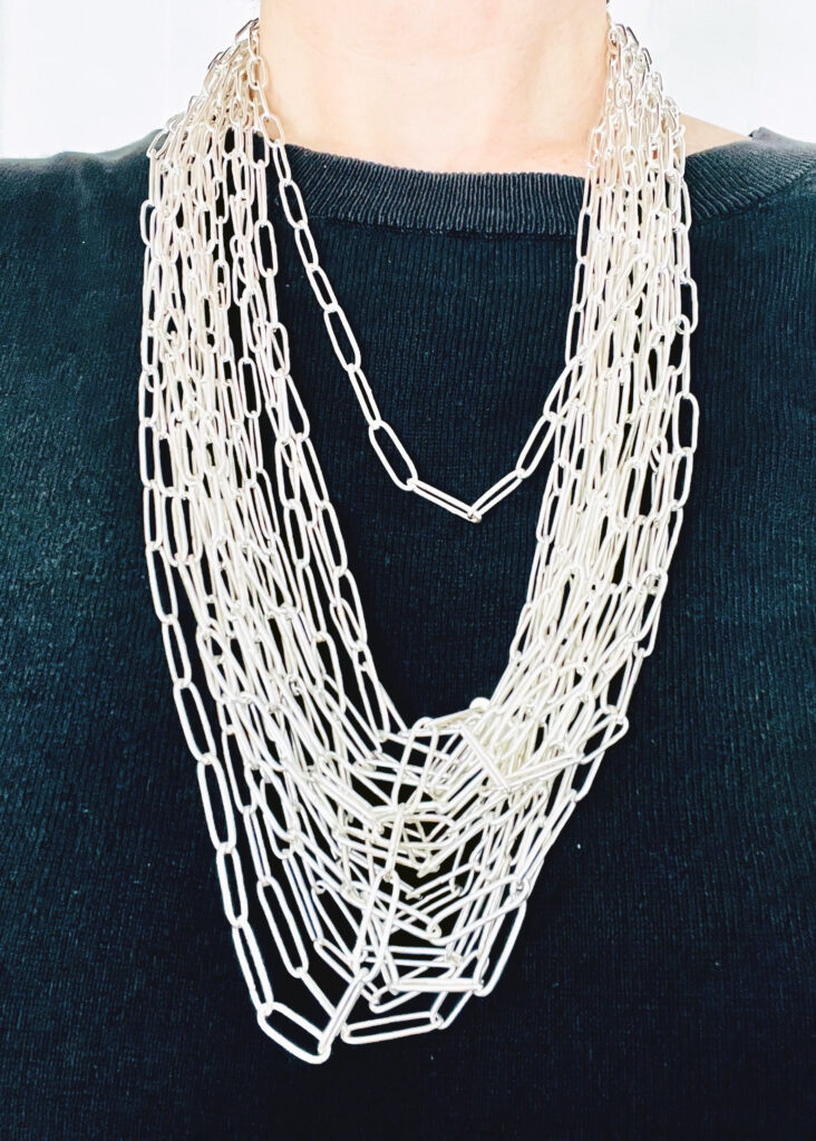 Corey Ackelmire’s "The Length of 3 Years" represents the first three years of her daughter’s life and the bonds between parent and child. On view at Hooks-Epstein Gallery. (Courtesy Hooks-Epstein Gallery) 