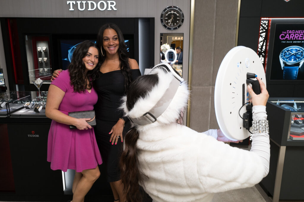 Ashley Devonish, Kasanya Hardeman at the Zadok holiday party (Photo by Daniel Ortiz)