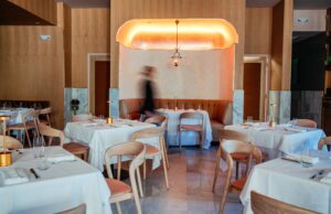 The intimate Tavola restaurant space, which seats just 118 diners, was designed in a true collaboration.