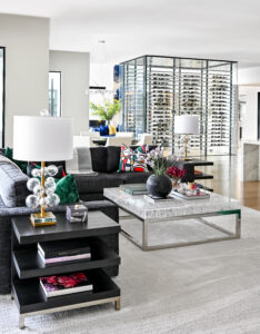 This Carlton Woods estate boasts a wine cellar like few others.