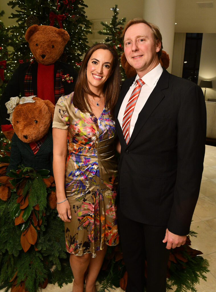 Blair & Barry Kessler at the annual Santa's Elves party benefiting MD Anderson Children's Cancer Hospital