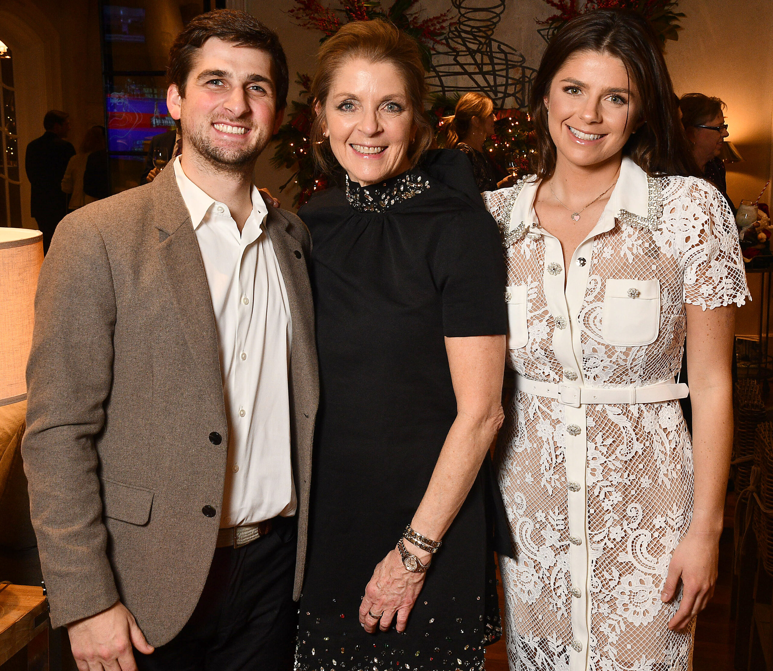 Billionaire Family's Lavish River Oaks Mansion Provides a Magical Holiday Setting — Paige Fertitta Is a Hostess to Remember