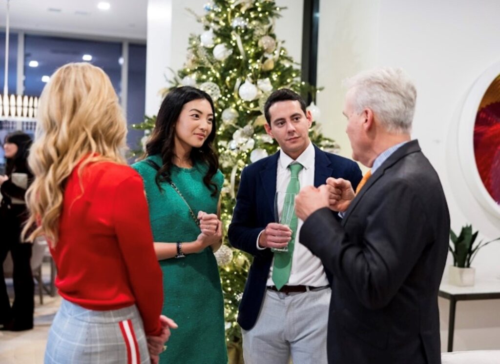 China & Roberto Contreras IV at the grand opening of Residences at The Allen. (Photo by Hung L. Truong Photography)