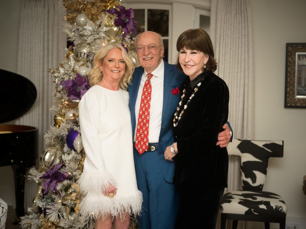 Legacy's Chree Boydstun, Shafik Rifaat & Shelby Hodge at the Legacy Community Health 'Holiday Schmooze' (Photo by Daniel Ortiz)