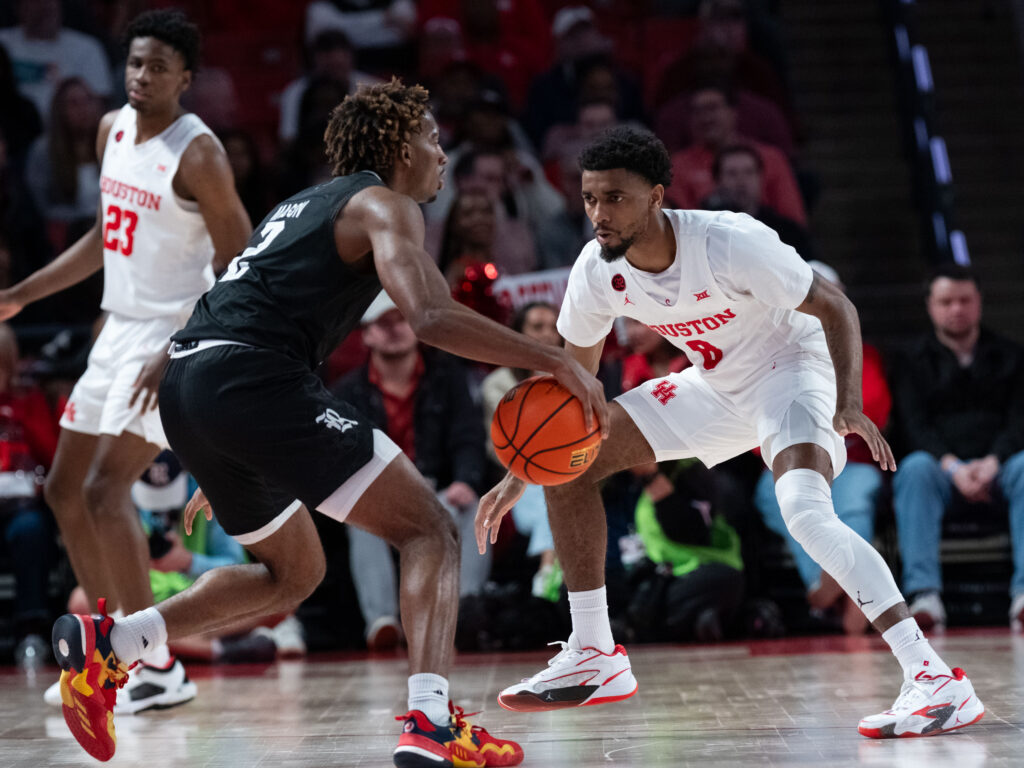 University of Houston guard Mylik Wilson can be a defensive force. (Photo by F. Carter Smith)