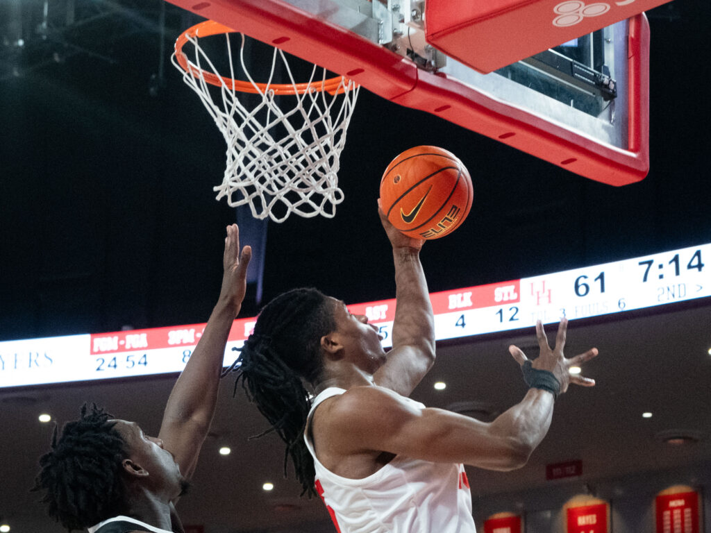 University of Houston forward JoJo Tugler is learning how to make an impact on offense. (Photo by F. Carter Smith)