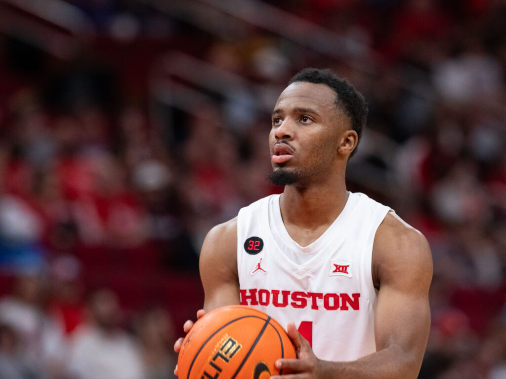 University of Houston guard LJ Cryer is one of the purest shooters and scorers in America. (Photo by F. Carter Smith)