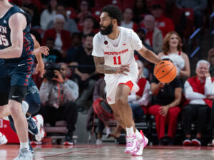 University of Houston Cougars beat the Penn Quakers at the Fertitta Center, Saturday December 13, 2023