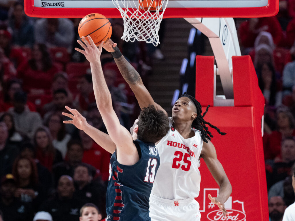 UH forward JoJo Tugler is a unique defensive force. (Photo by F. Carter Smith)
