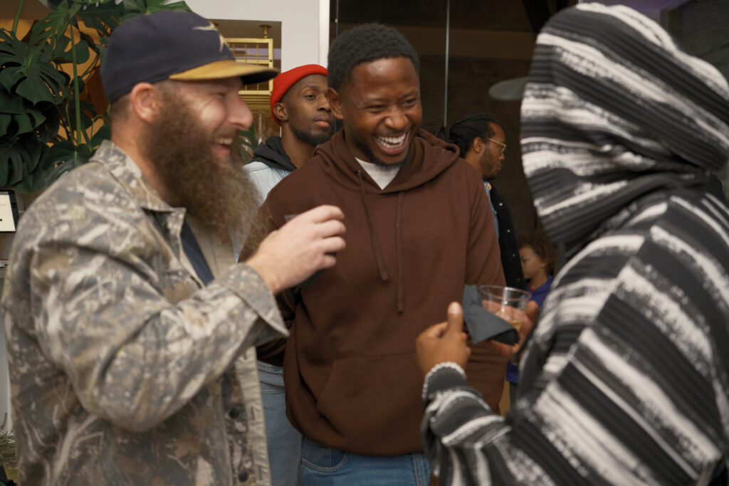 CoolxDad supporters at the Color Box Kickoff Ceremony